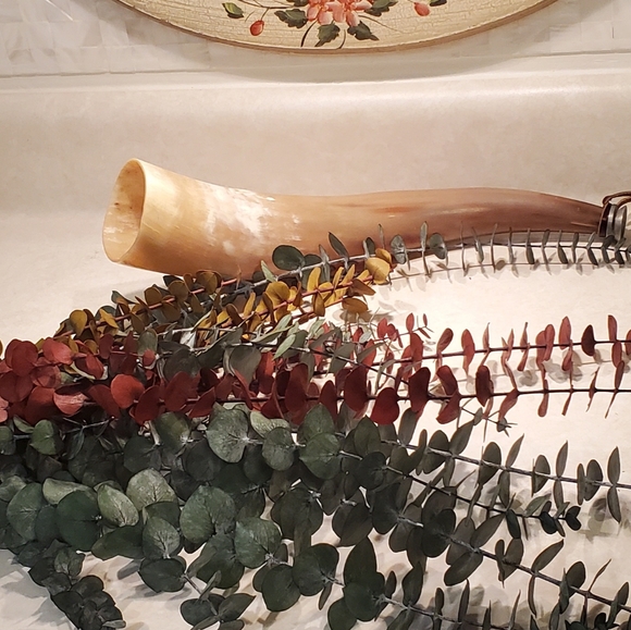 Genuine Cattle Horn Powder Horn - Picture 2 of 8